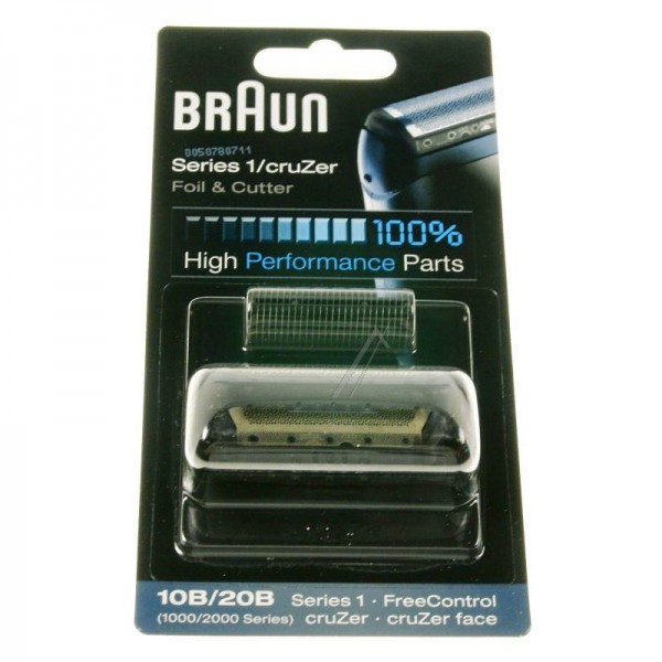 Бритвенная головка Braun 81387932 - комбинированный комплект 10B, 10B (серия 1 freecontrol), черный