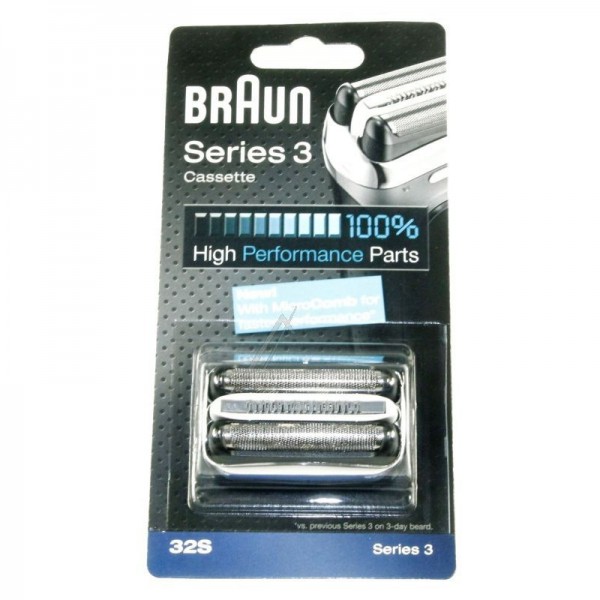 Бритвенная головка Braun 81483732 — комплект аксессуаров 32S для бритвы — серебристый — для серии 3