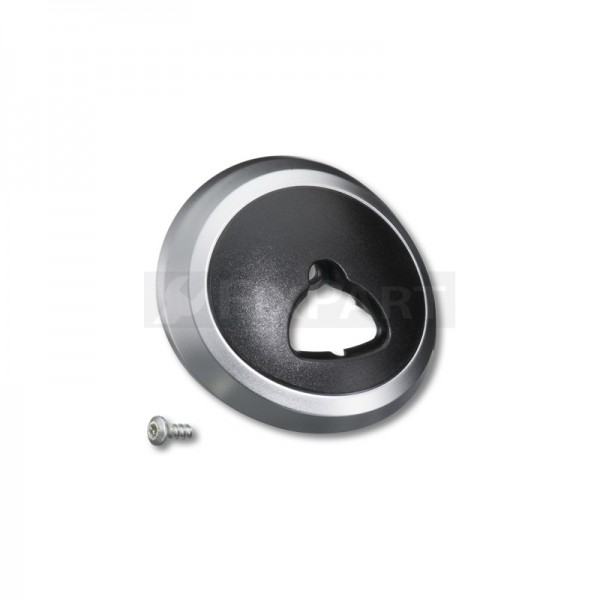 Braun 81686532 Корпус бритвы - нижняя крышка матовое серебро