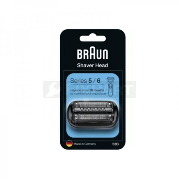 Бритвенная головка Braun 81746550 - 53B 80712385 Бритвенная головка Braun 53B/система сдвига KP53B черный