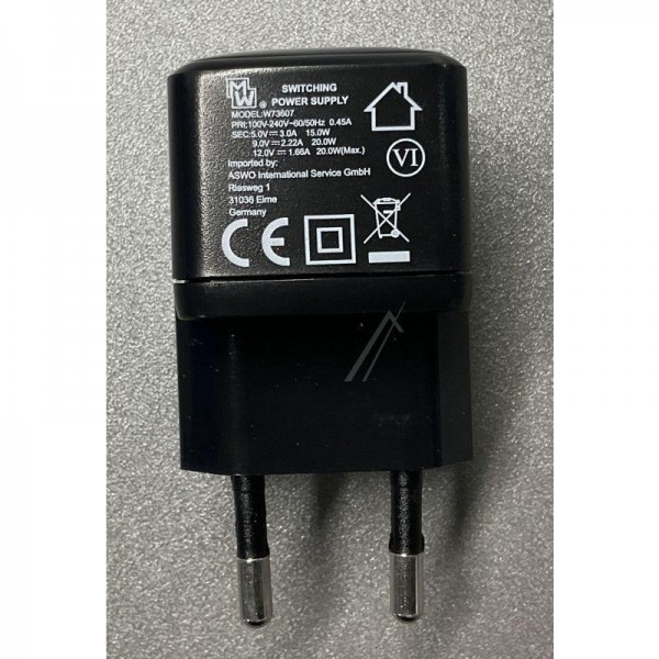 Дорожное зарядное устройство Minwa MWPD20ASU - блок питания USB-C mw PD20ASU 20 Вт с подачей питания и быстрой зарядкой