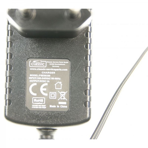 Сетевой адаптер для бритвы Remington — Classic PSE50288 EU — зарядное устройство европейского стандарта 5 В-1 А, подходящее для бритвы Remington