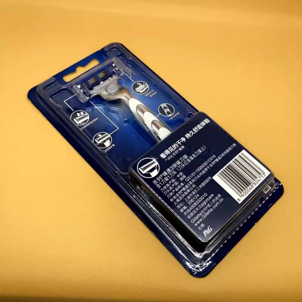 Gilleton Feng Speed ​​Three Breakthrough 1 Knife House 1 Blade Shaver -Shaved Manual Manual Мужской скребок для бороды Борд Оптовая бритва 1+1