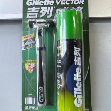 Оптовая gillette weifeng-1 держатель ножа 1 головка ножа плюс комбинированная пена усы сочетание ножа ручная бритва бритва для бритья бритва