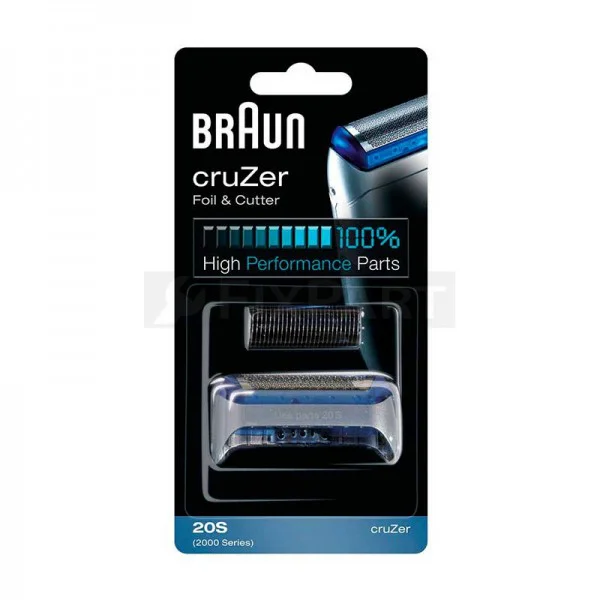 Бритвенная головка Braun 81387934 - комбинированный комплект 20S, 20S (серия 2000), серебристый